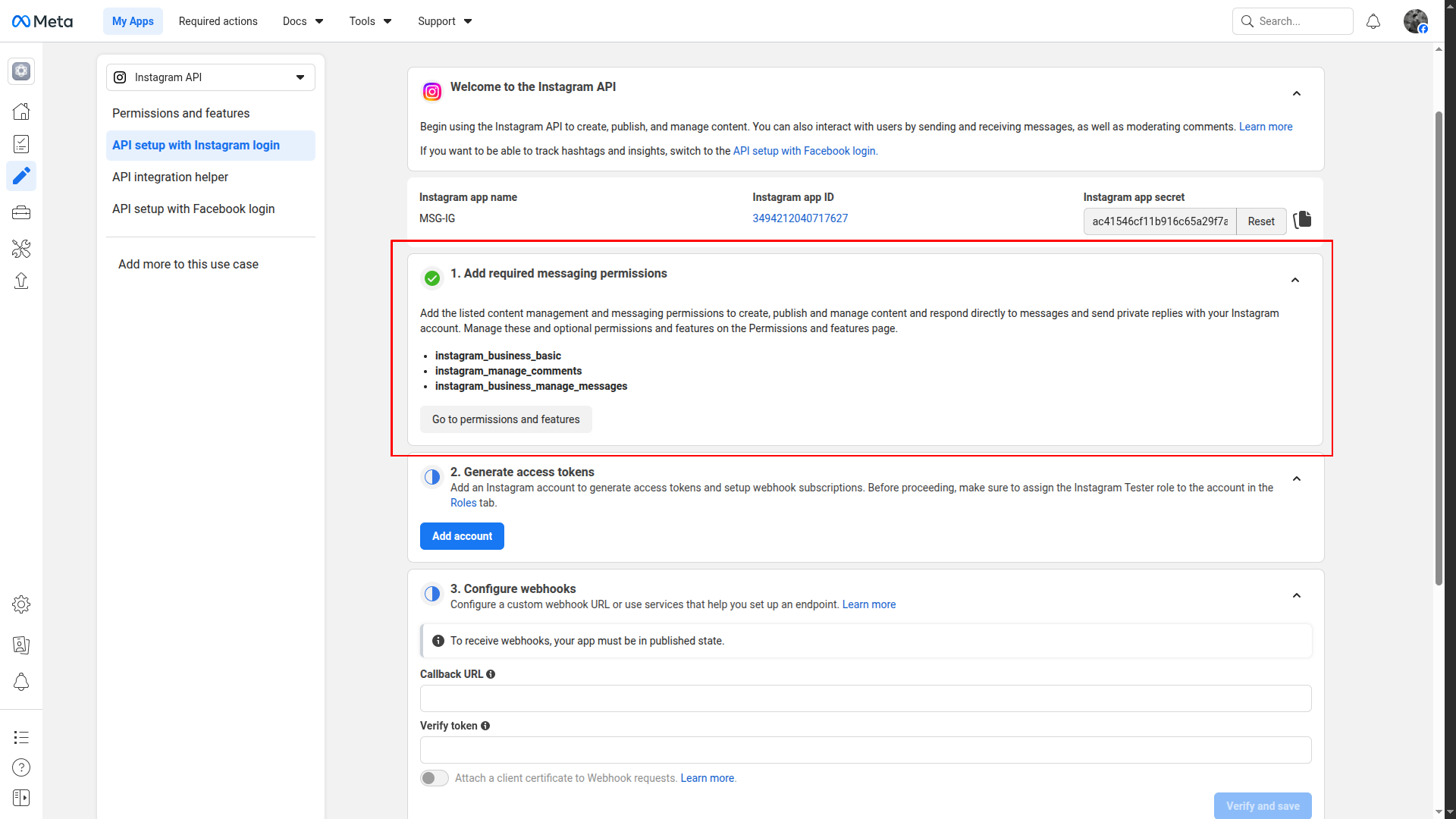 Add Permissions